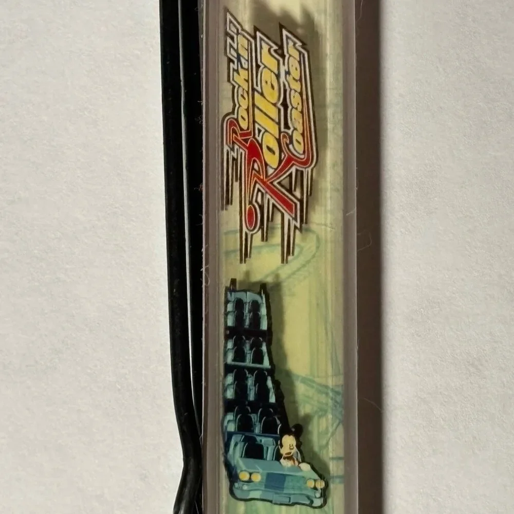 Walt Disney MGM Studios Floaty Pen Mickey Mouse Rides Rockin' Roller Coaster Vtg